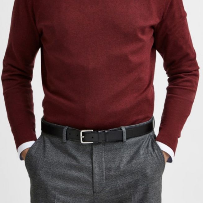 SLHNATE LEATHER BELT B NOOS