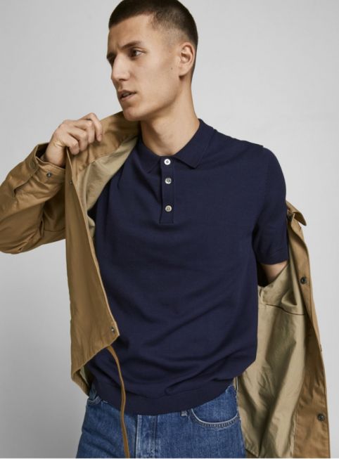 JPRBLAIGOR KNIT POLO S/S