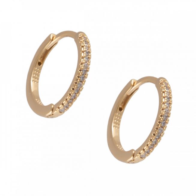 Charm ear stone gold