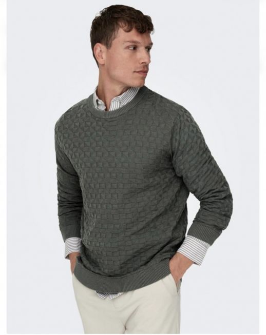 ONSKALLE REG 12 STRUC CREW KNIt