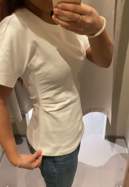 ONLMARIE LIFE S/S RUCHING TOP JRS NOOS