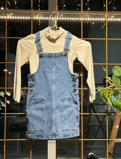 VMMYLA DUNGAREE DENIM DRESS GIRL