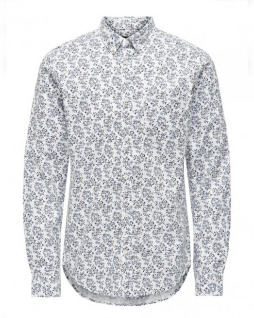 ONSNEIL SLIM LS OXFORD DITSY SHIRT