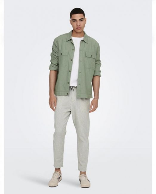 ONSKENNET LS LINEN OVERSHIRT NOOS