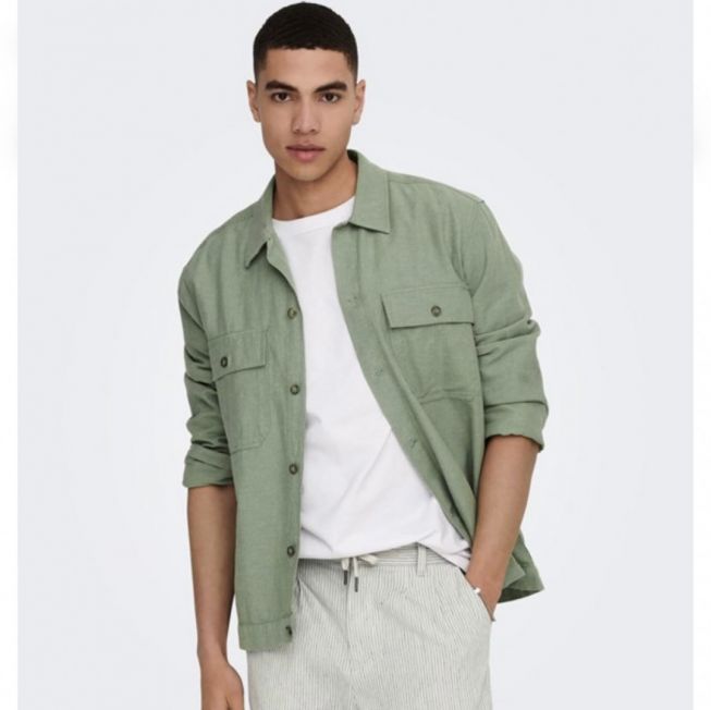 ONSKENNET LS LINEN OVERSHIRT NOOS