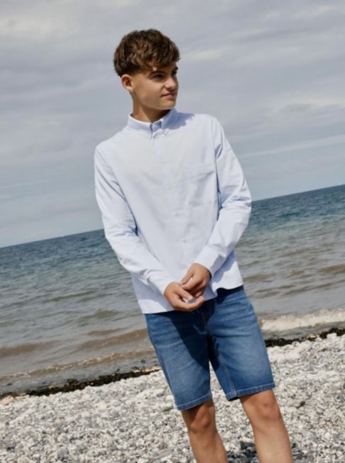 NLMTEPPE DNM SLIM SHORTS