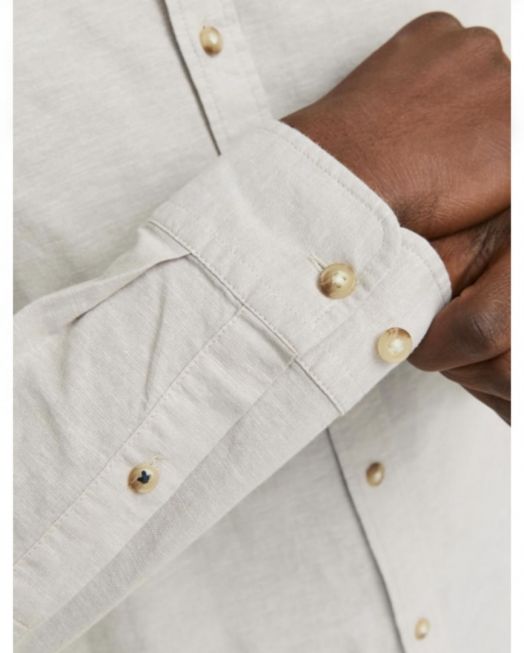 JJESUMMER LINEN BLEND SHIRT LS SN