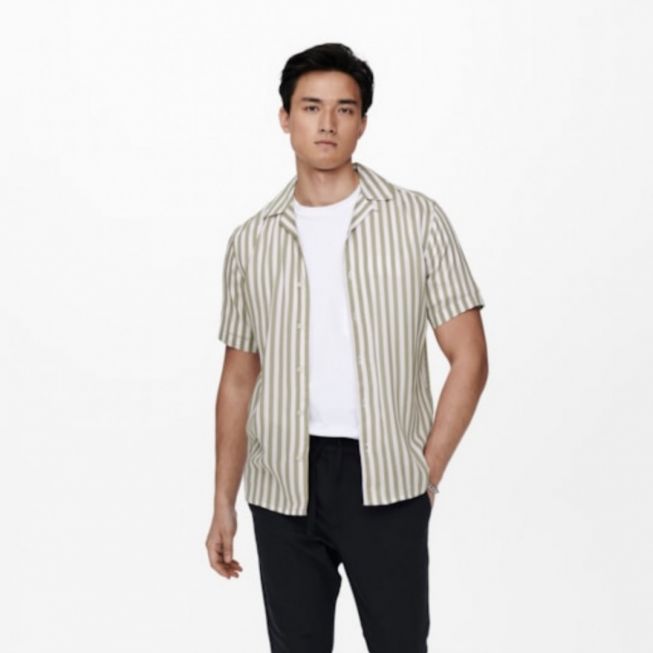 ONSWAYNE LIFE SS VISCOSE SHIRT NOOS