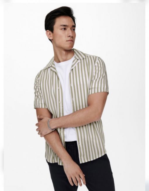 ONSWAYNE LIFE SS VISCOSE SHIRT NOOS