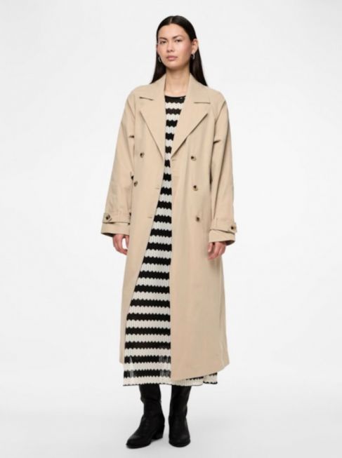 PCBILLE LONG TRENCHCOAT