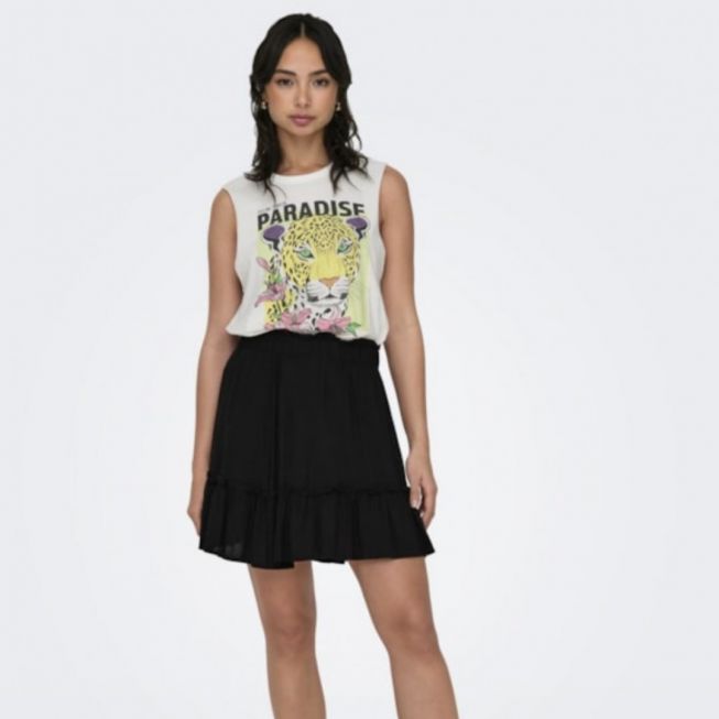 JDYSTARR LIFE HW SHORT SKIRT WVN DIA