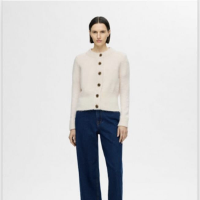 SLFSIA RAS LS KNIT CARDIGAN NOOS