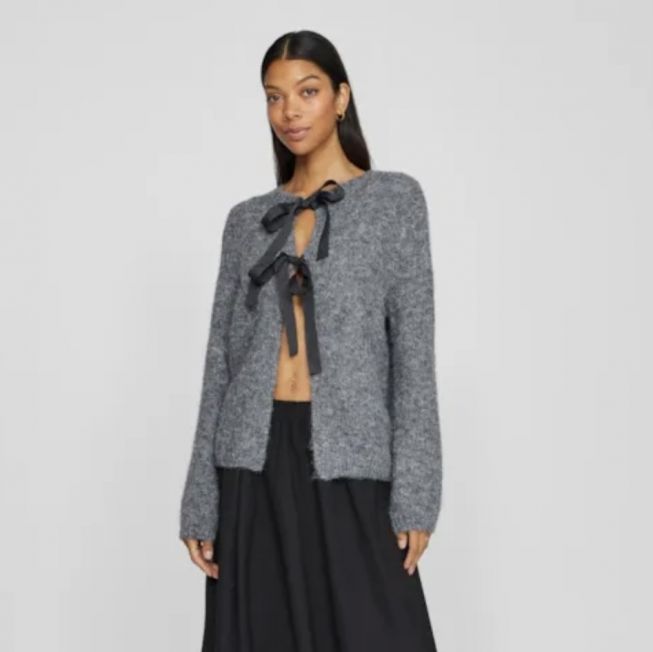 VIBOWS L/S KNIT CARDIGAN/LN