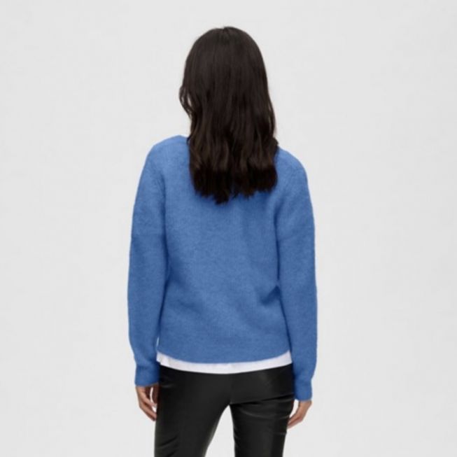 SLFIVI UMBRA LS KNIT V-NECK