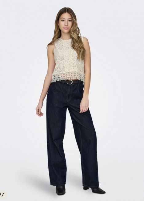 JDYMALOU S/L LACE TOP JRS