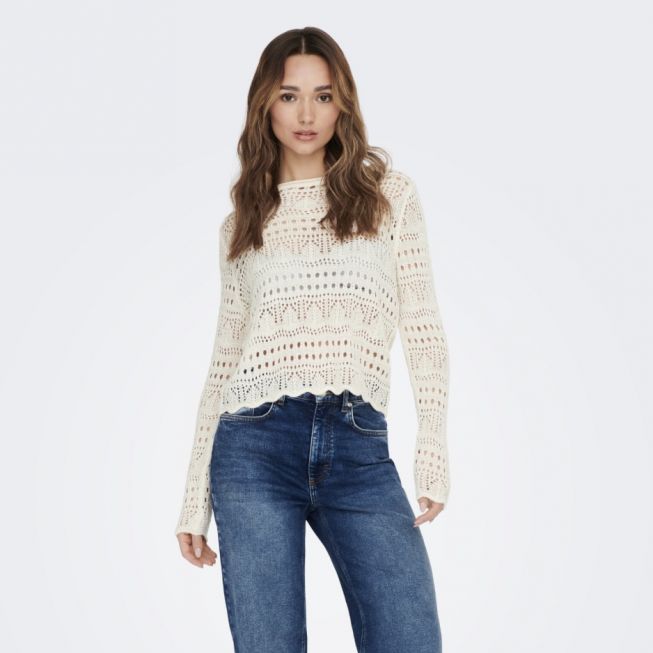 JDYSUN LAY L/S BOATNECK PULLOV. KNT NOOS