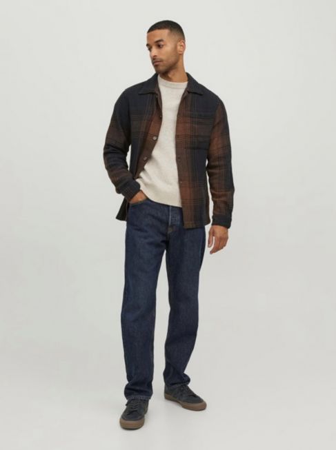 JPRCCLAMBSWOOL KNIT CREW NECK LN