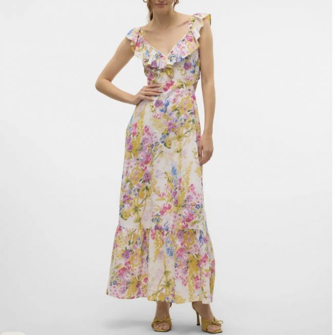 VMDICTHE S/L ANKLE DETAIL DRESS WVN GA