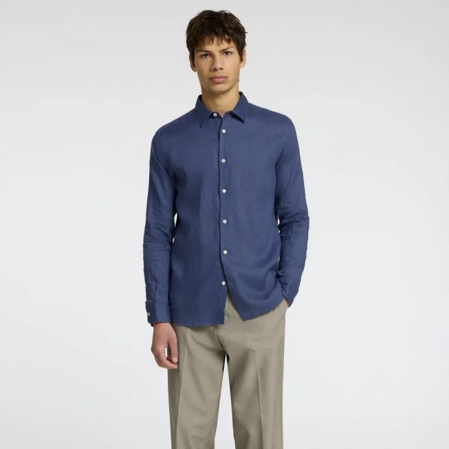 SLHREGKYLIAN-LINEN SHIRT LS CLASSIC NOOS