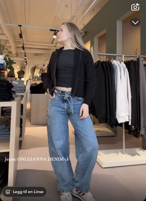 ONLGIANNA MW STRAIGHT DOT596 DNM NOOS