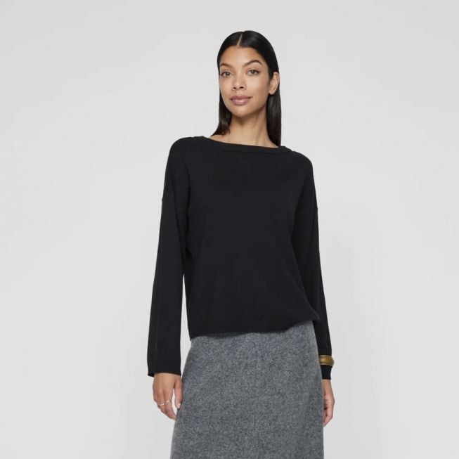 VIAMANDA L/S BOATNECK KNIT