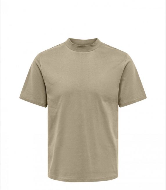 ONSOTIS LIFE REG MOCK NECK TEE[twill]
