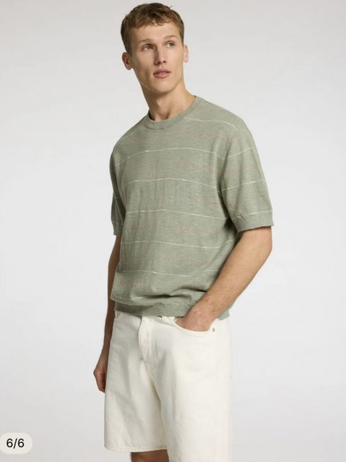SLHBERG SUN SS KNIT RELAXED TEE
