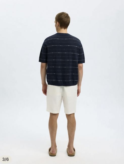 SLHBERG SUN SS KNIT RELAXED TEE