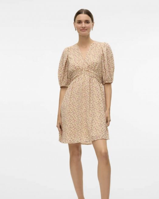 VMHOLLO 2/4 ELASTIC SHORT DRESS WVN EXP