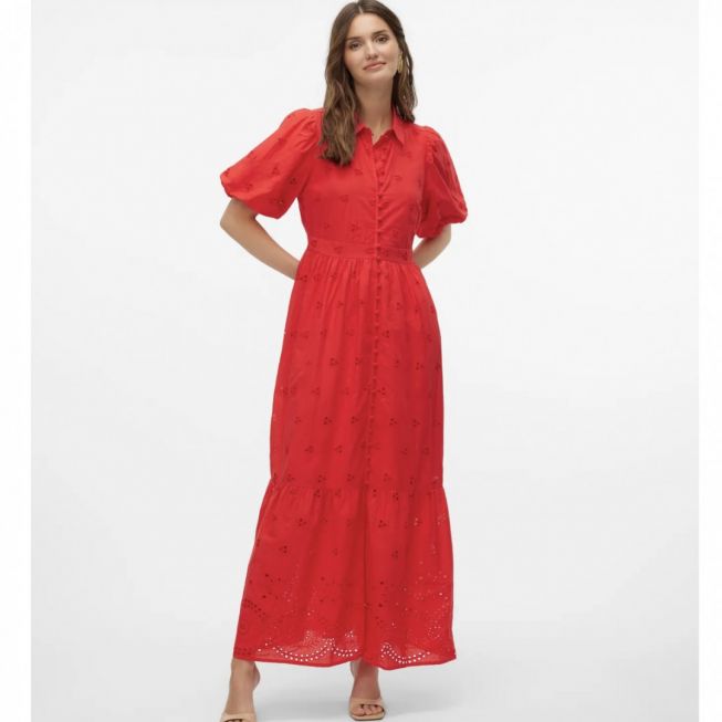 VMANNIKEN 2/4 ANKLE SHIRT DRESS VMA