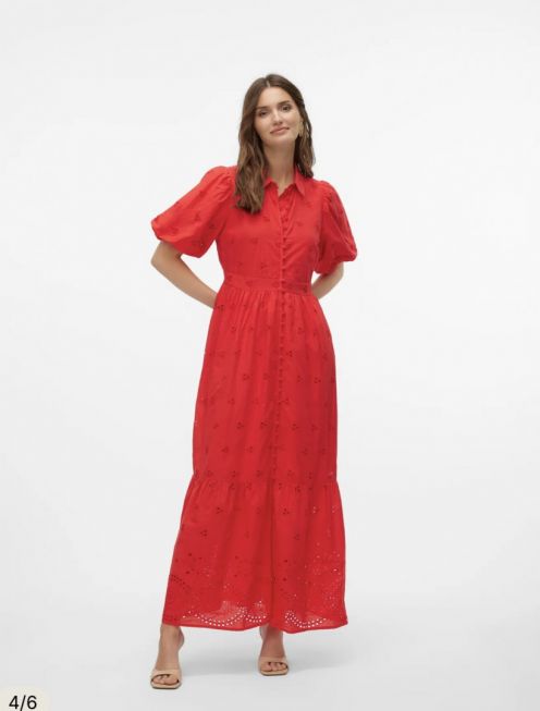 VMANNIKEN 2/4 ANKLE SHIRT DRESS VMA