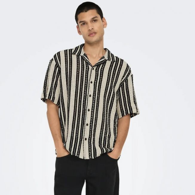 ONSDANI CROCHET SS SHIRT NOOS