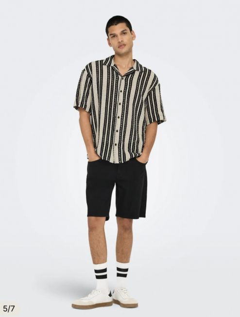 ONSDANI CROCHET SS SHIRT NOOS