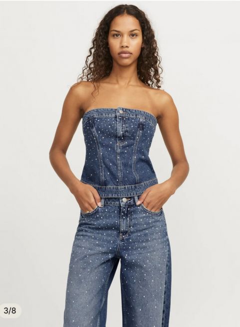 JXJEN BANDEAU TOP STONE DNM