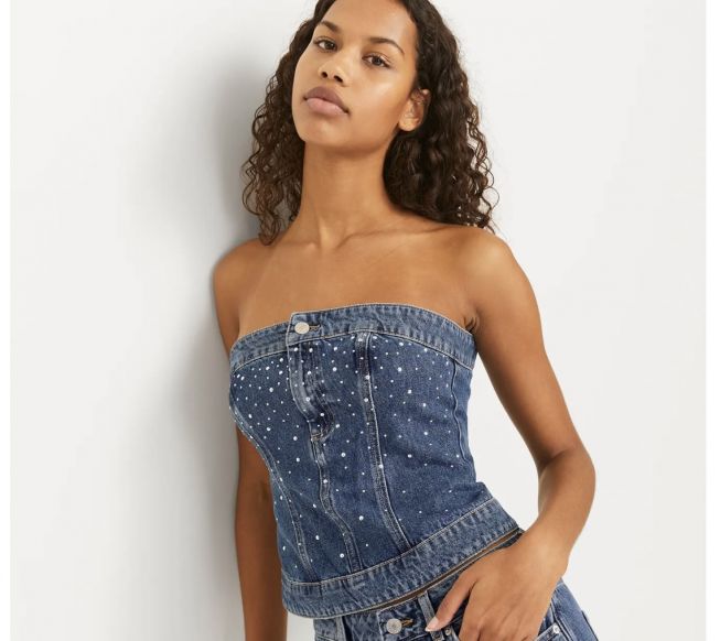 JXJEN BANDEAU TOP STONE DNM