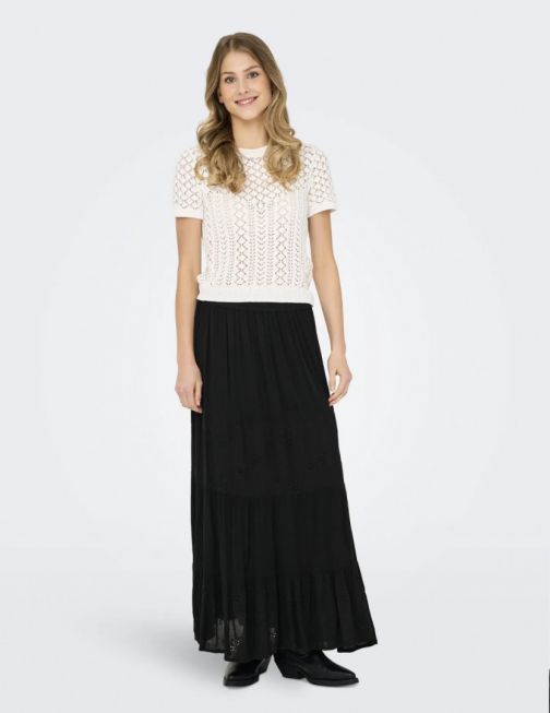 ONLCHIARA BRODERIE LONG SKIRT PTM