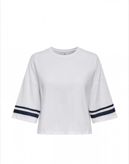 ONLPALOMA S/S O-NECK TOP BOX JRS