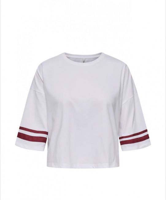 ONLPALOMA S/S O-NECK TOP BOX JRS