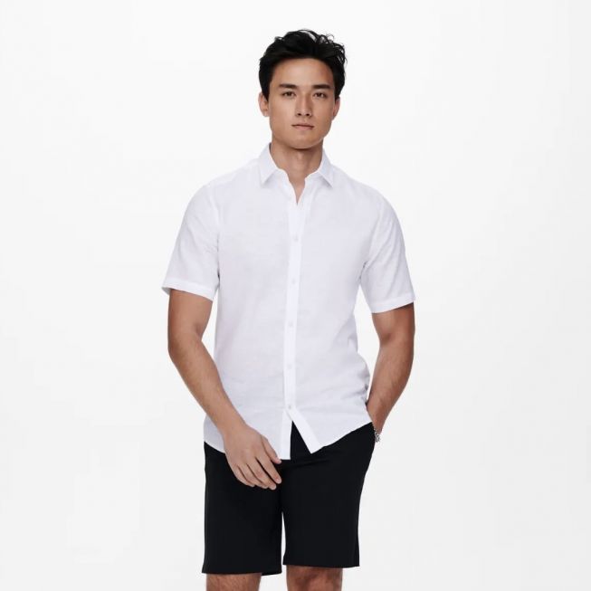 ONSCAIDEN SS LINEN SHIRT RE