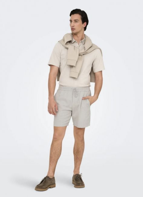 ONSTEL LINEN MIX 0245 SHORTS