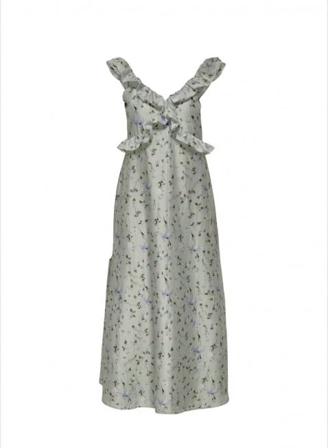 ONLSHYLA FRILL LONG DRESS WVN