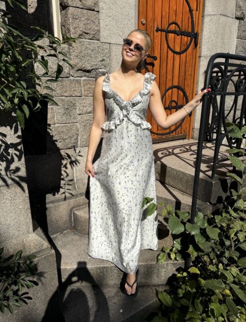 ONLSHYLA FRILL LONG DRESS WVN