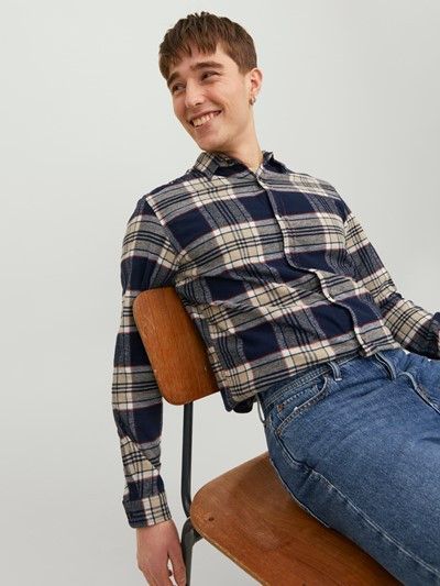 JJPLAIN FALL CHECK SHIRT
