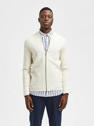 SLHRONNY LS KNIT ZIP CARDIGAN