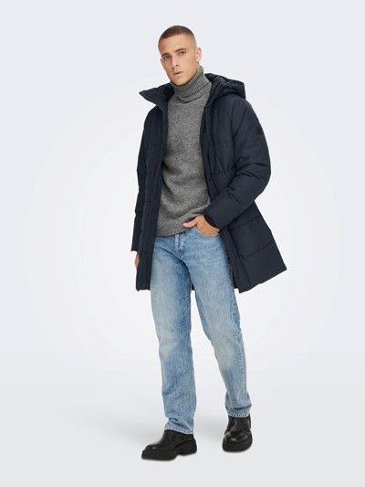 ONSCARL LONG QUILTED COAT OTW