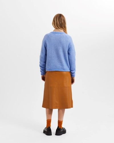 SLFIVI LS KNIT O-NECK B